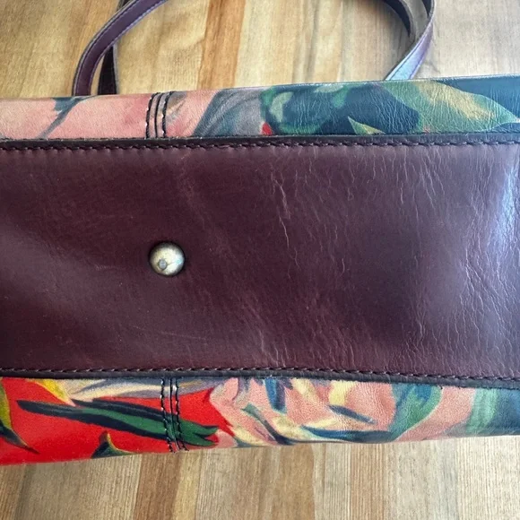 Patrica Nash Floral Leather Shoulder Bag